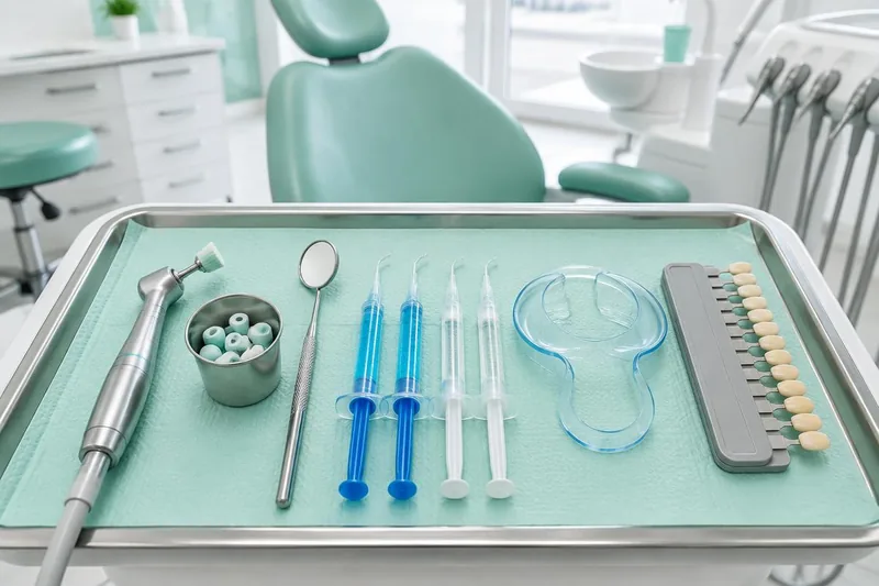 Teeth cleaning and whitening