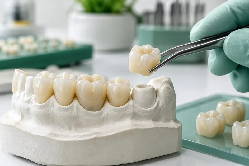 Zirconia crown treatment